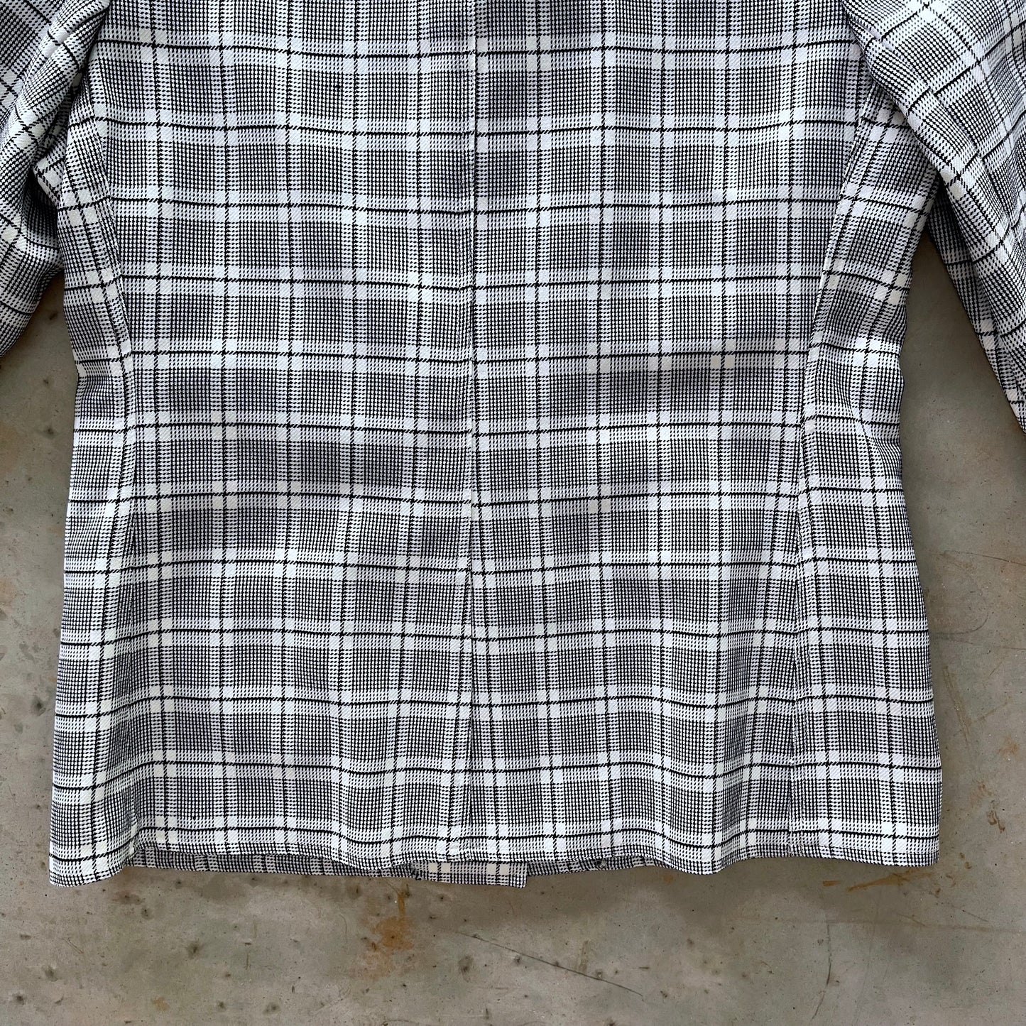 1970s Plaid Polyester Shacket