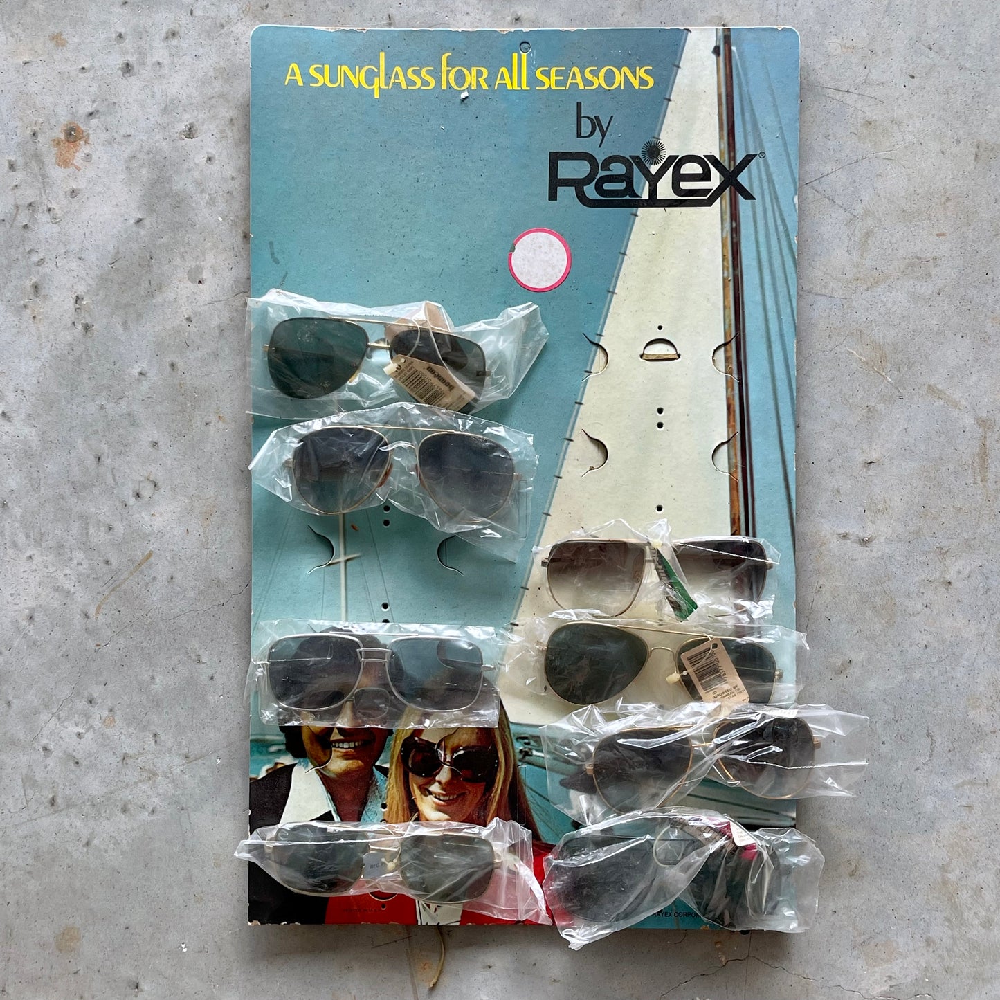 1970s Deadstock Classic Aviator Sunglasses