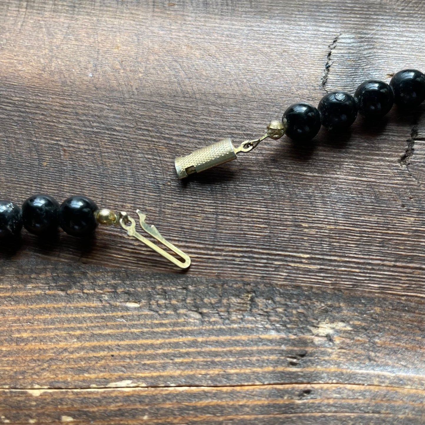 Vintage Lucite/Beaded Statement Necklace