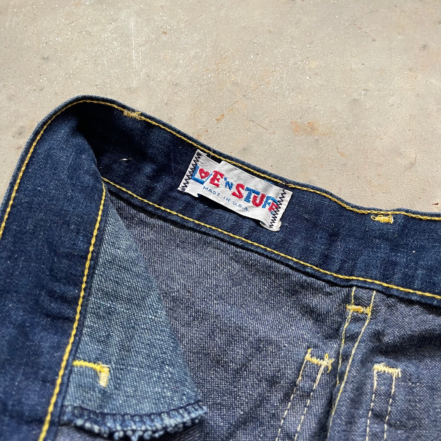 1970s Denim Bellbottoms