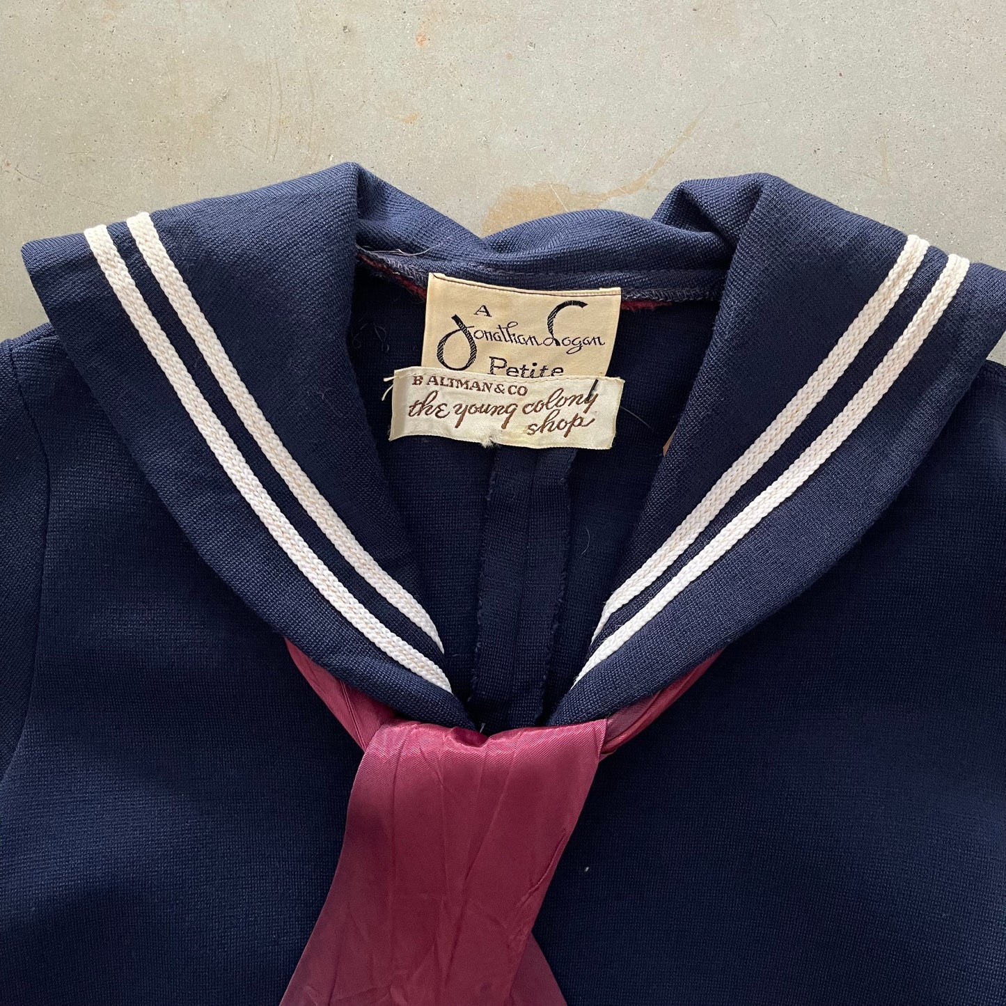 1960s Jonathan Logan Sailor Romper