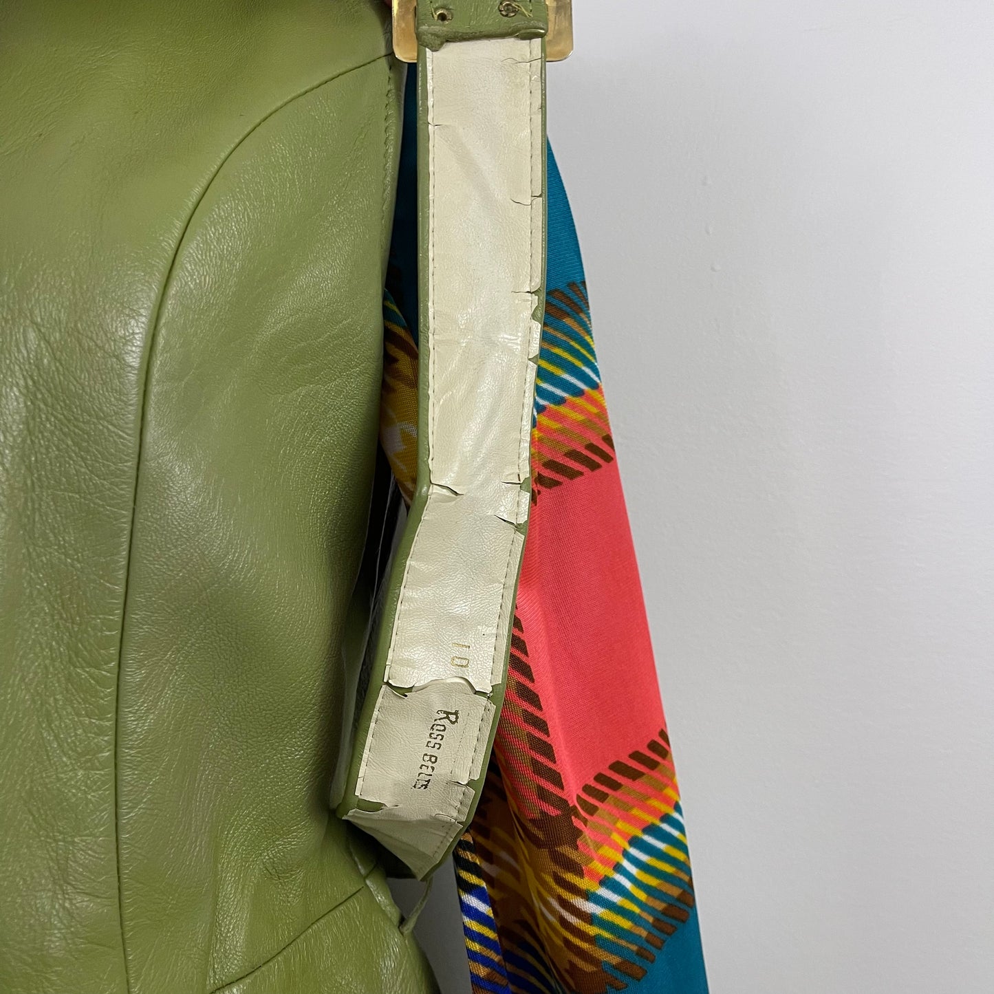 1970s Leather Vest/Mini Dress