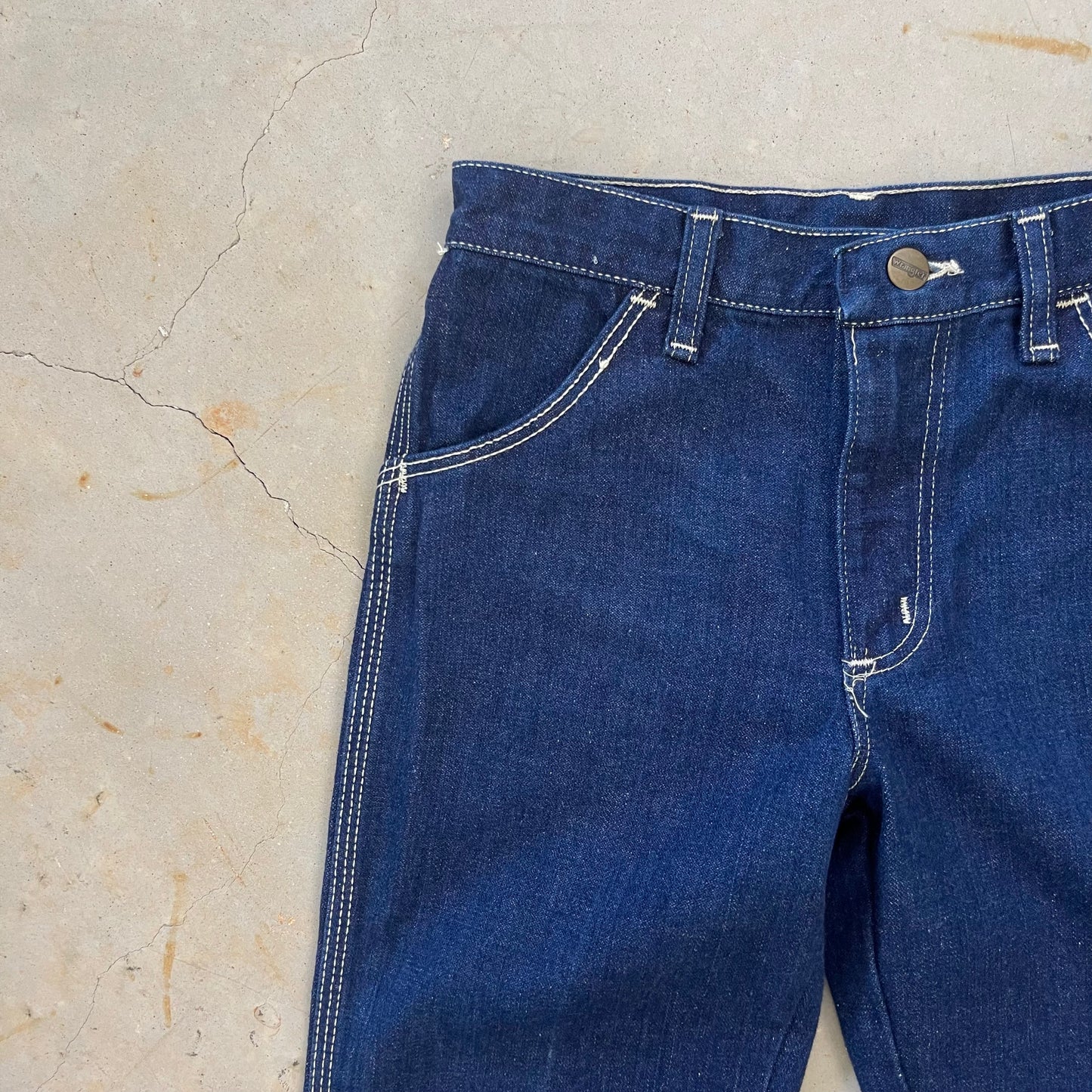 '70s Wrangler No Fault embroidered jeans