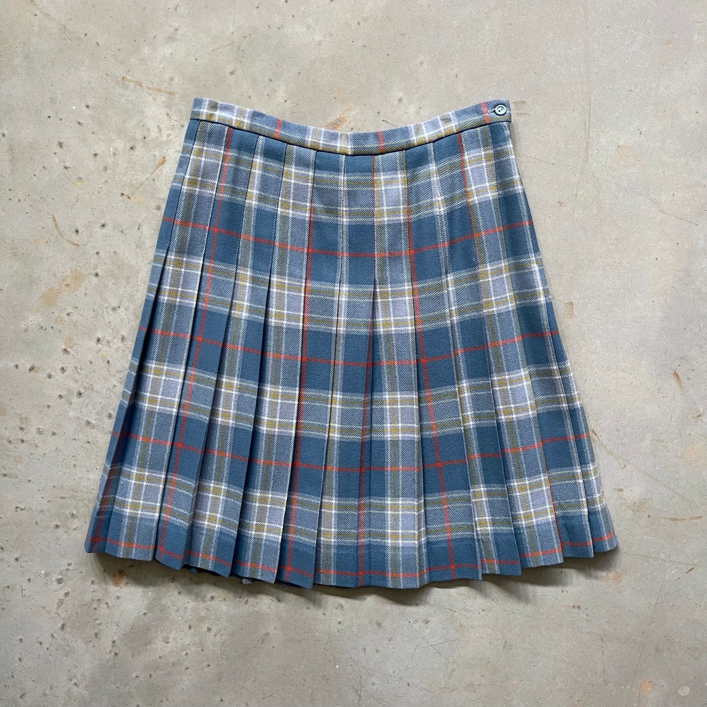Vintage Pitlochry Wool Plaid Skirt