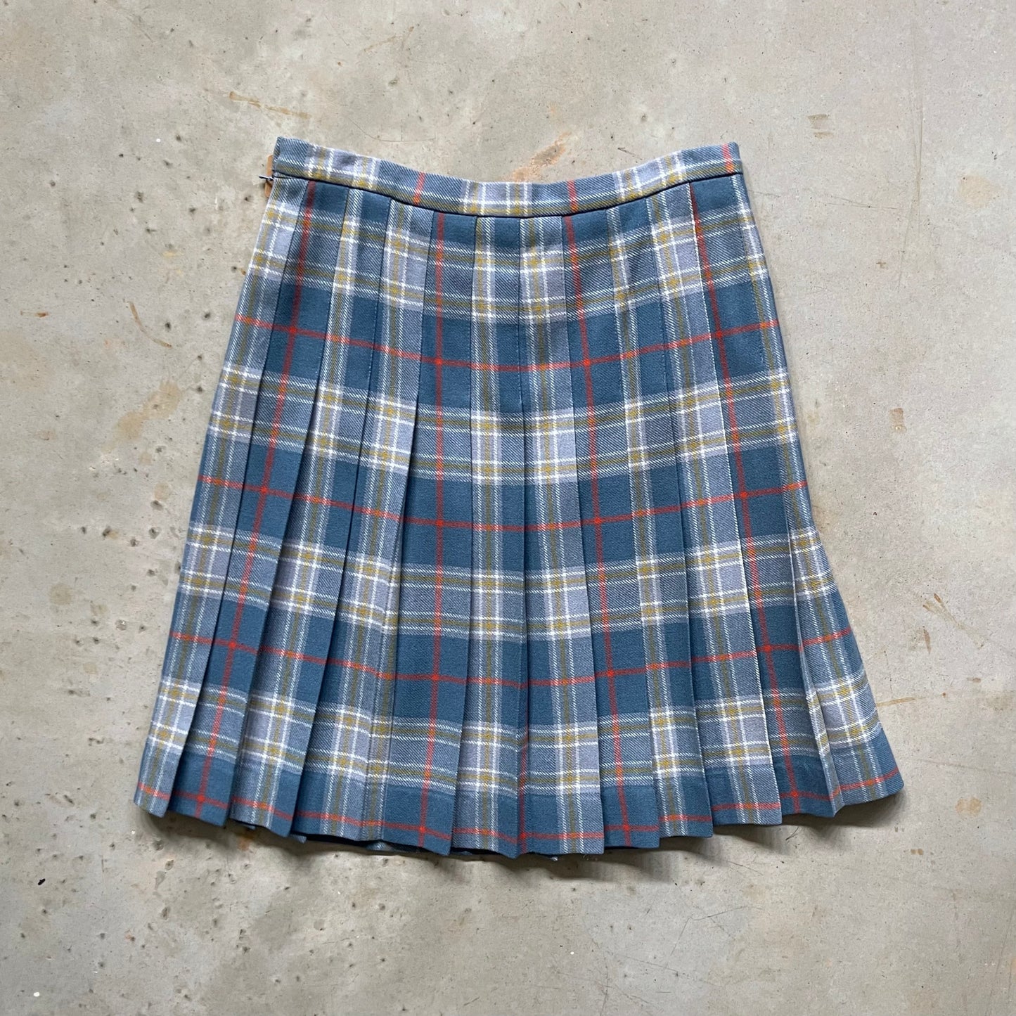 Vintage Pitlochry Wool Plaid Skirt