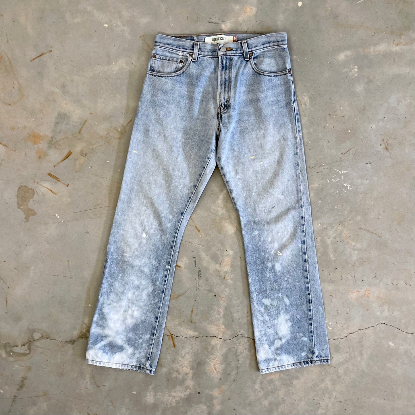 Levi's 517 Bleach Dyed Jeans