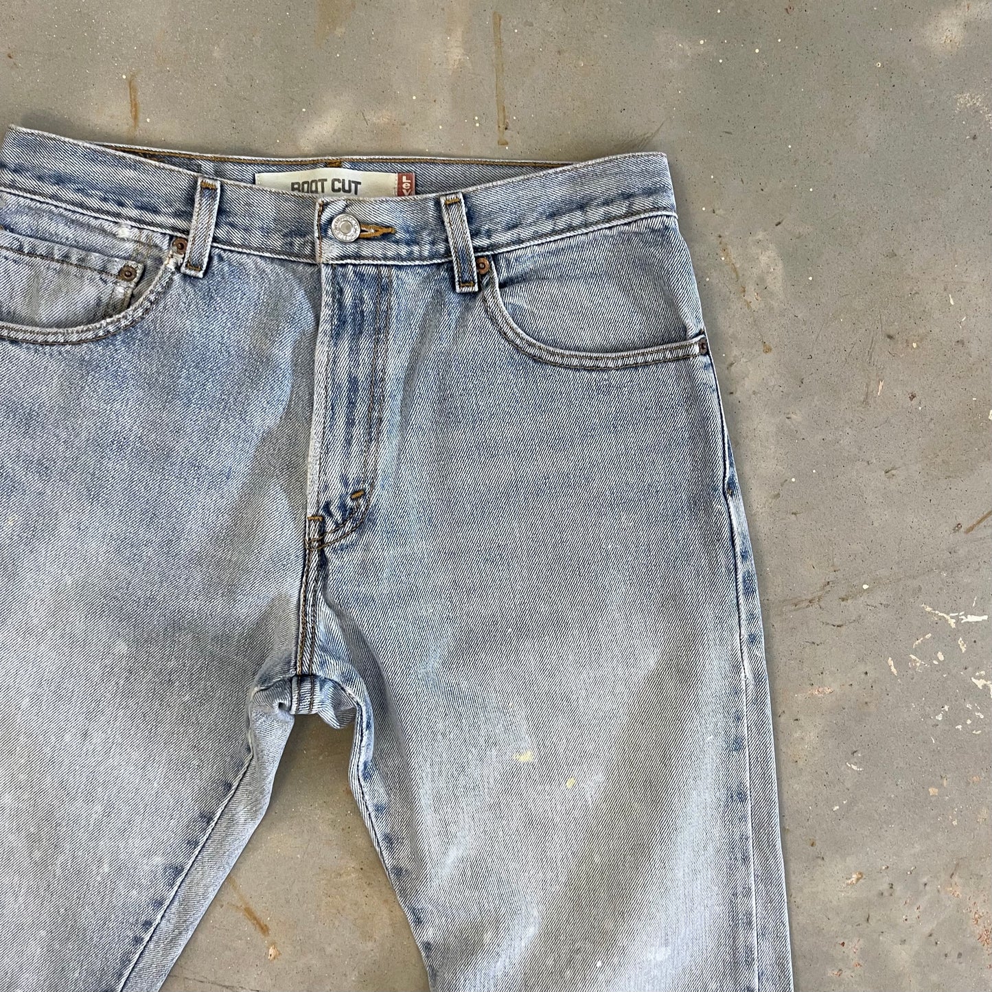 Levi's 517 Bleach Dyed Jeans