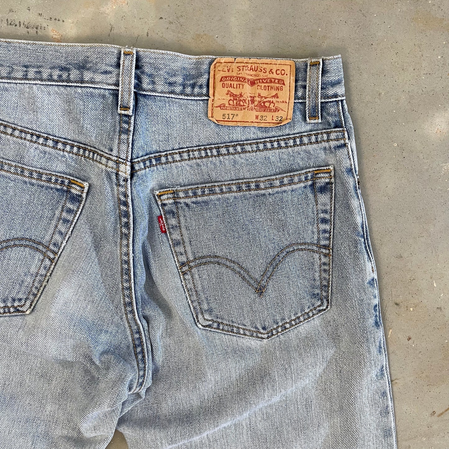 Levi's 517 Bleach Dyed Jeans