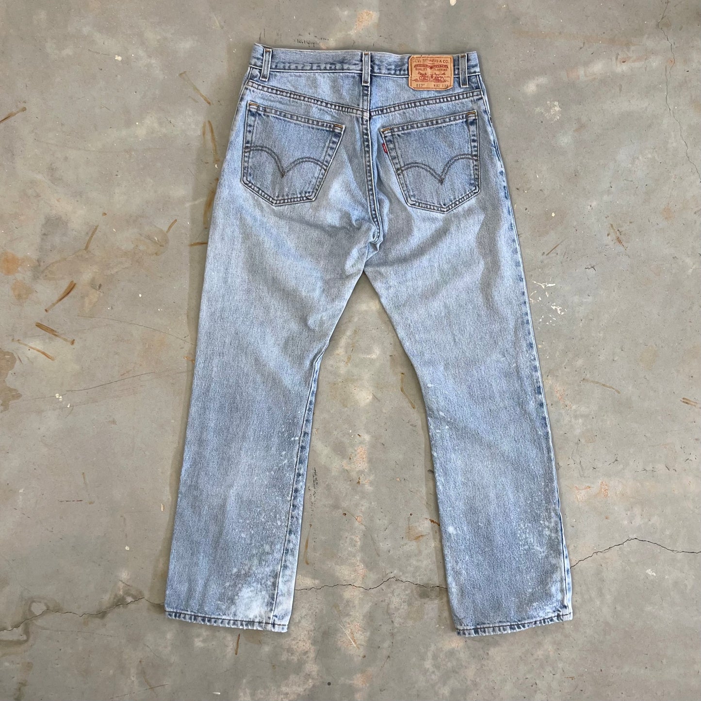 Levi's 517 Bleach Dyed Jeans