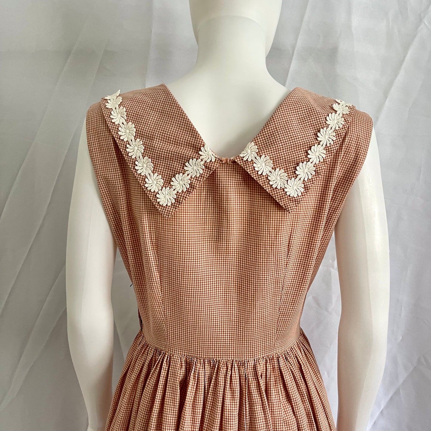 Vintage Gingham Day Dress