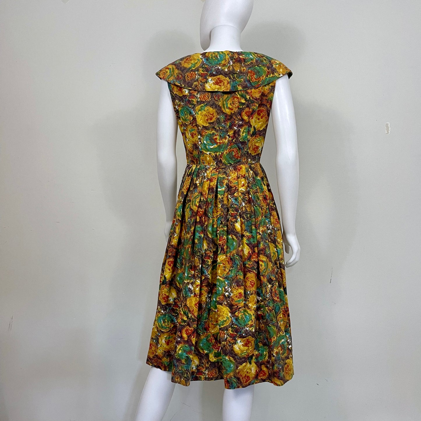 Vintage Handmade Floral Swing Dress