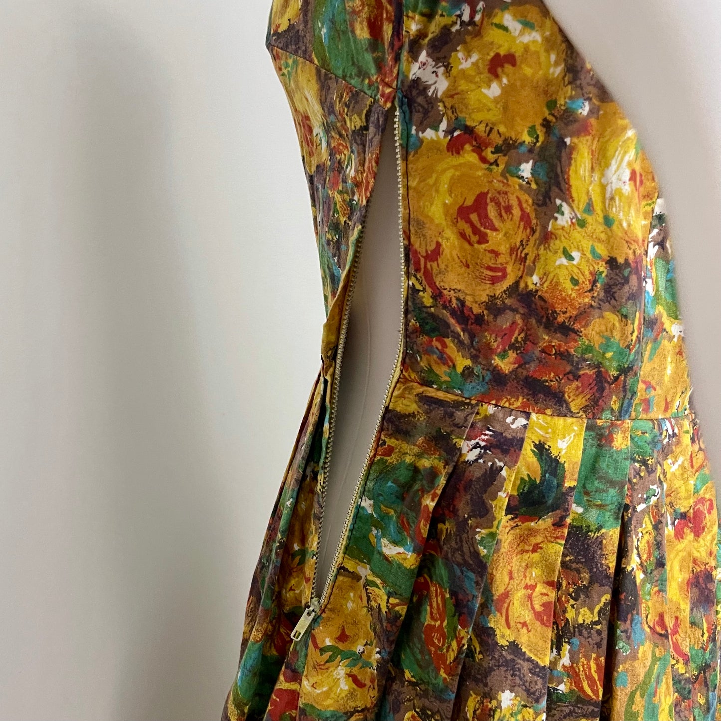 Vintage Handmade Floral Swing Dress