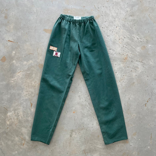 Vintage clothing tag patch pants