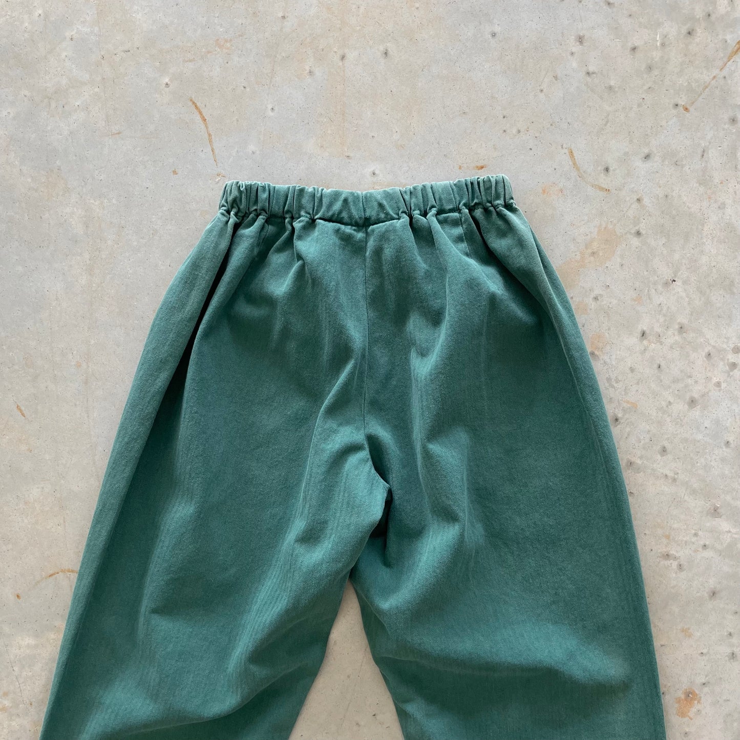 Vintage clothing tag patch pants