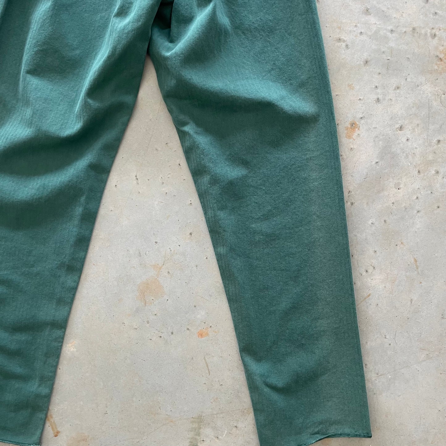 Vintage clothing tag patch pants