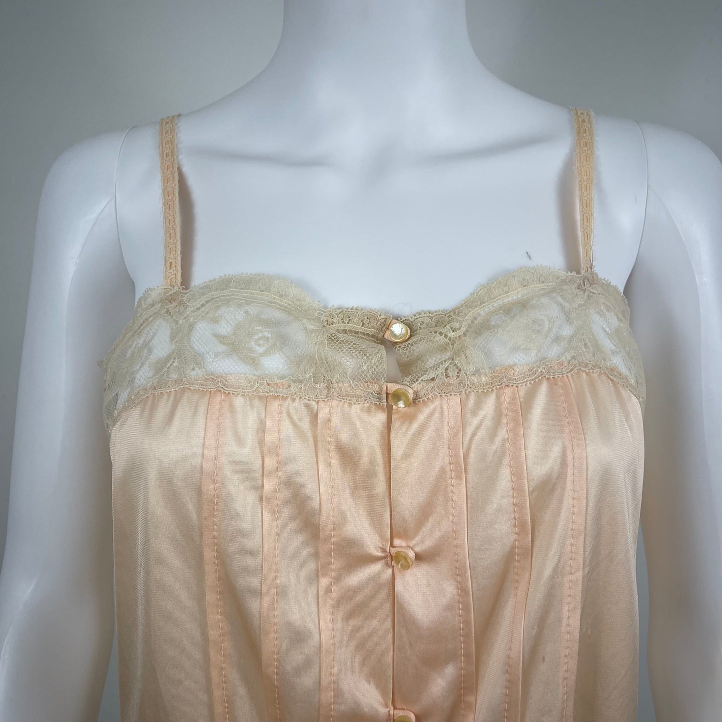 70's/80's Lace Trim Camisole
