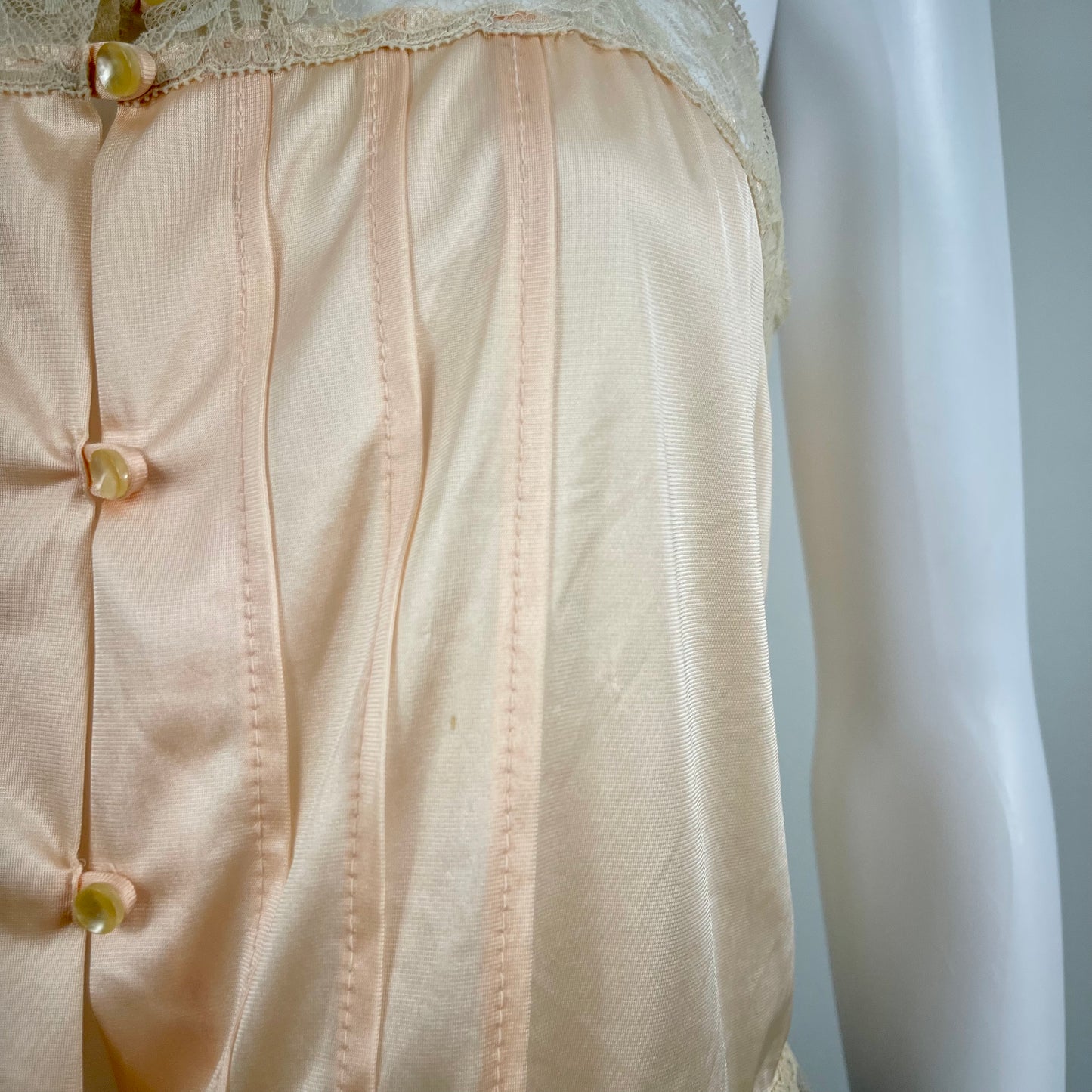 70's/80's Lace Trim Camisole