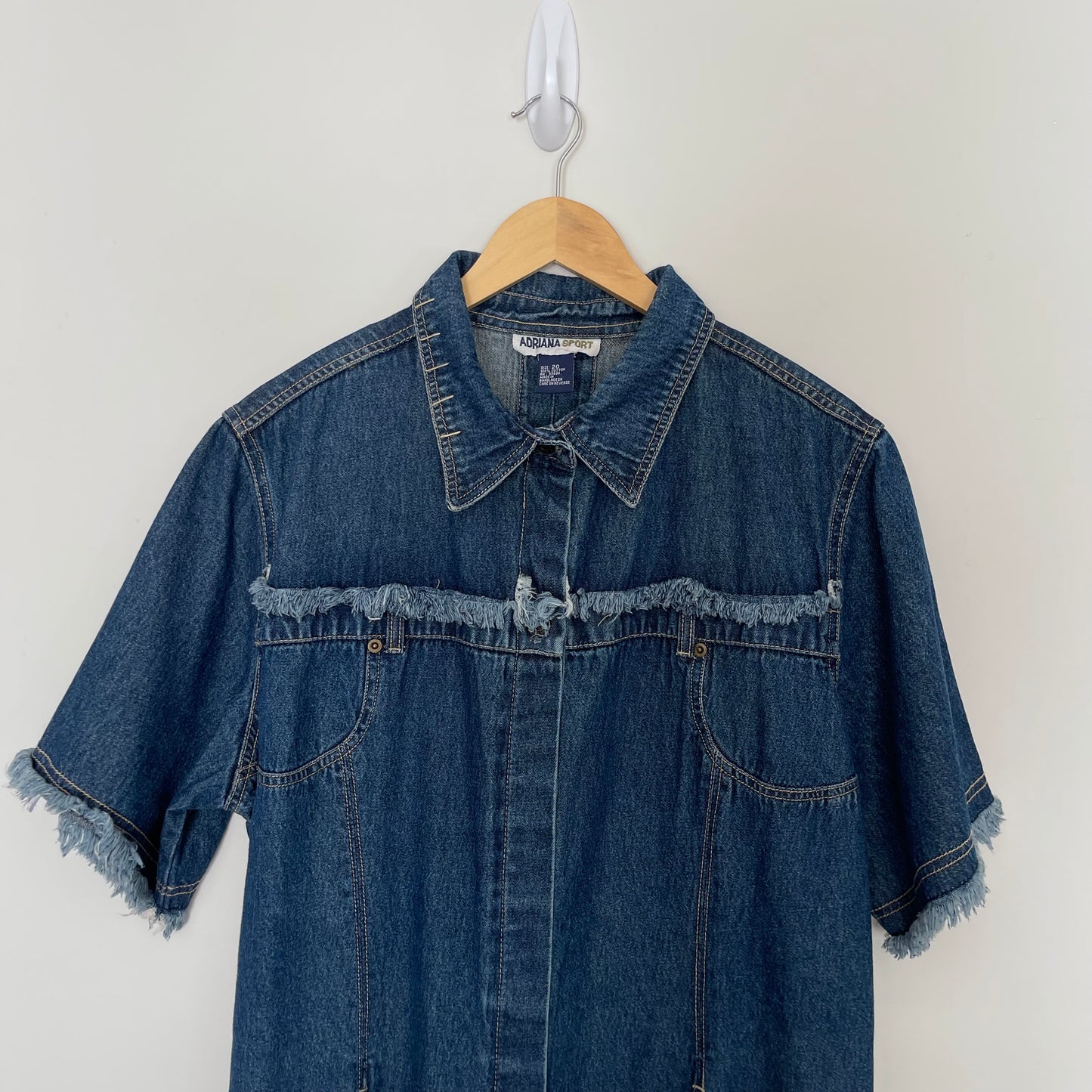 Vintage Denim Midi Dress