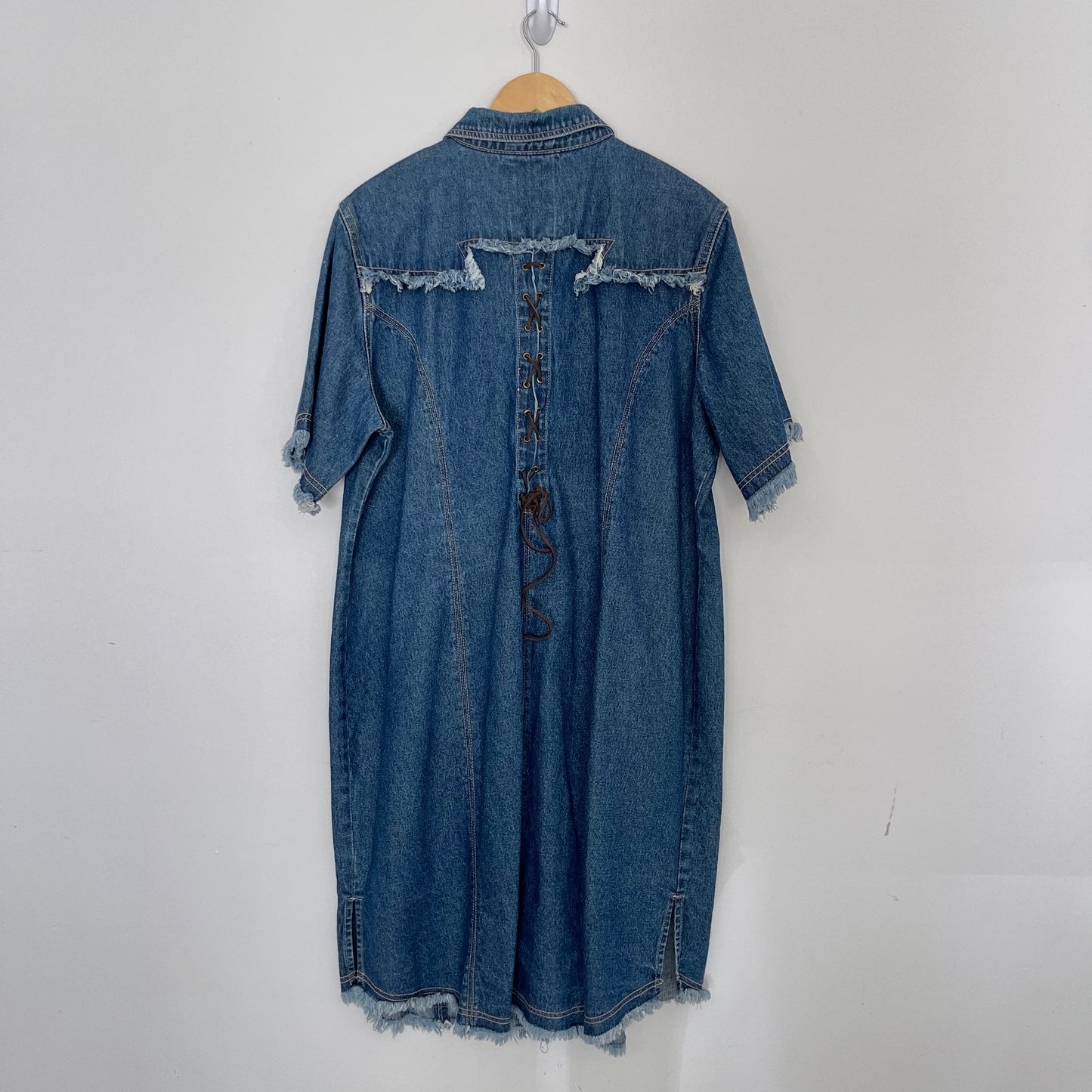 Vintage Denim Midi Dress