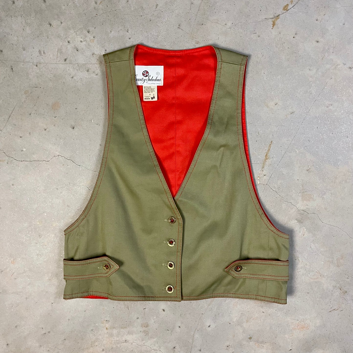 1970s Union Made Vest
