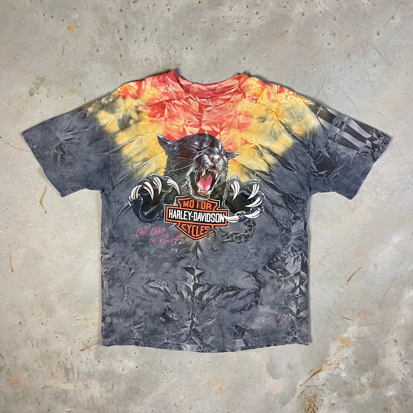 '90s Harley "Can't chain the power" tee