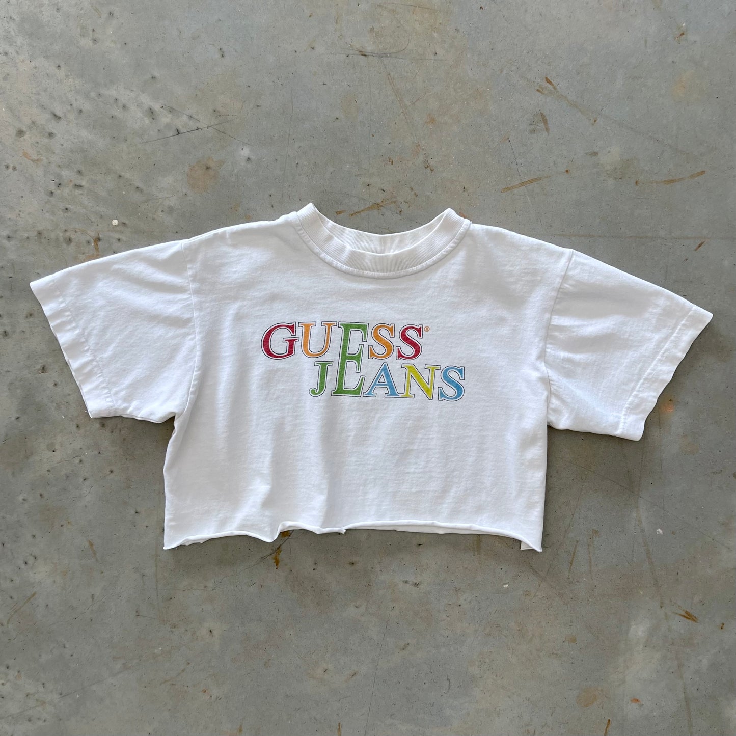 90s Guess Jeans cropped tee