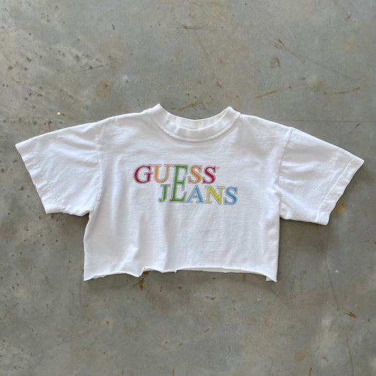90s Guess Jeans cropped tee