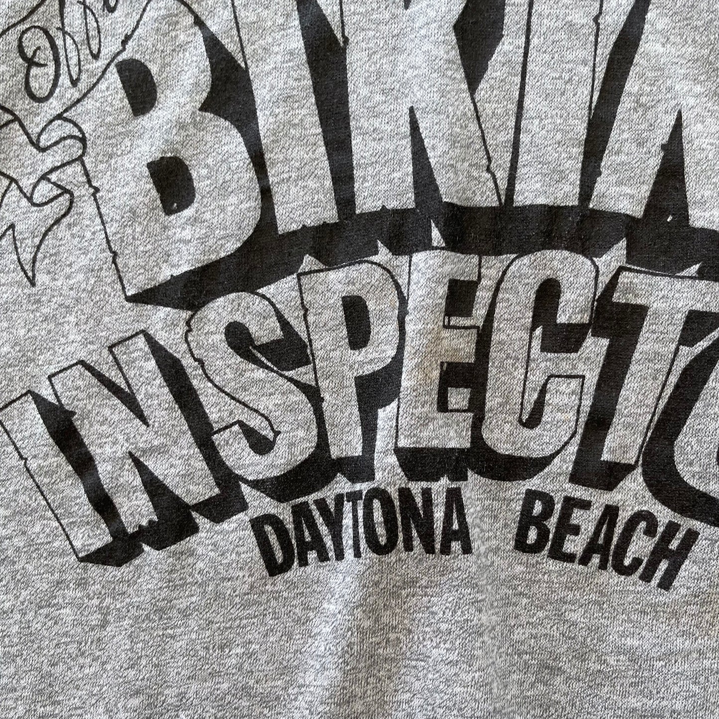 1980s Bikini Inspector cropped tee