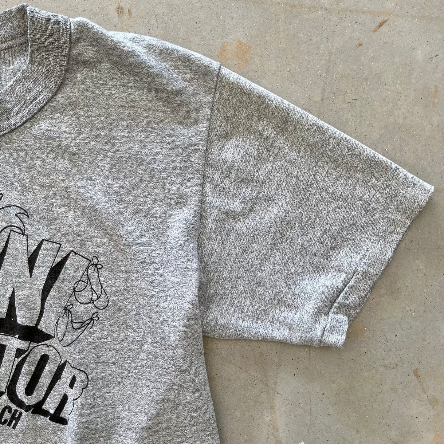 1980s Bikini Inspector cropped tee