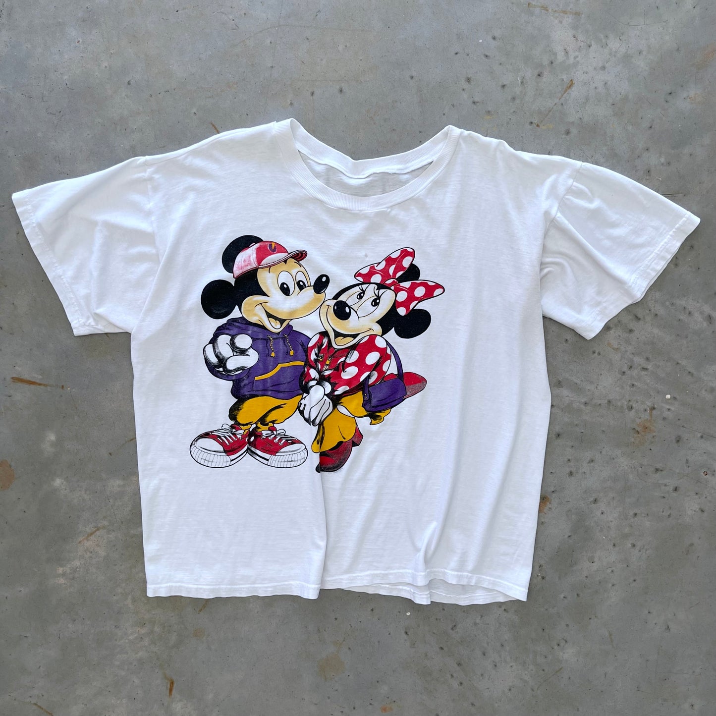1990s Mickey and Minnie Graphic Tee