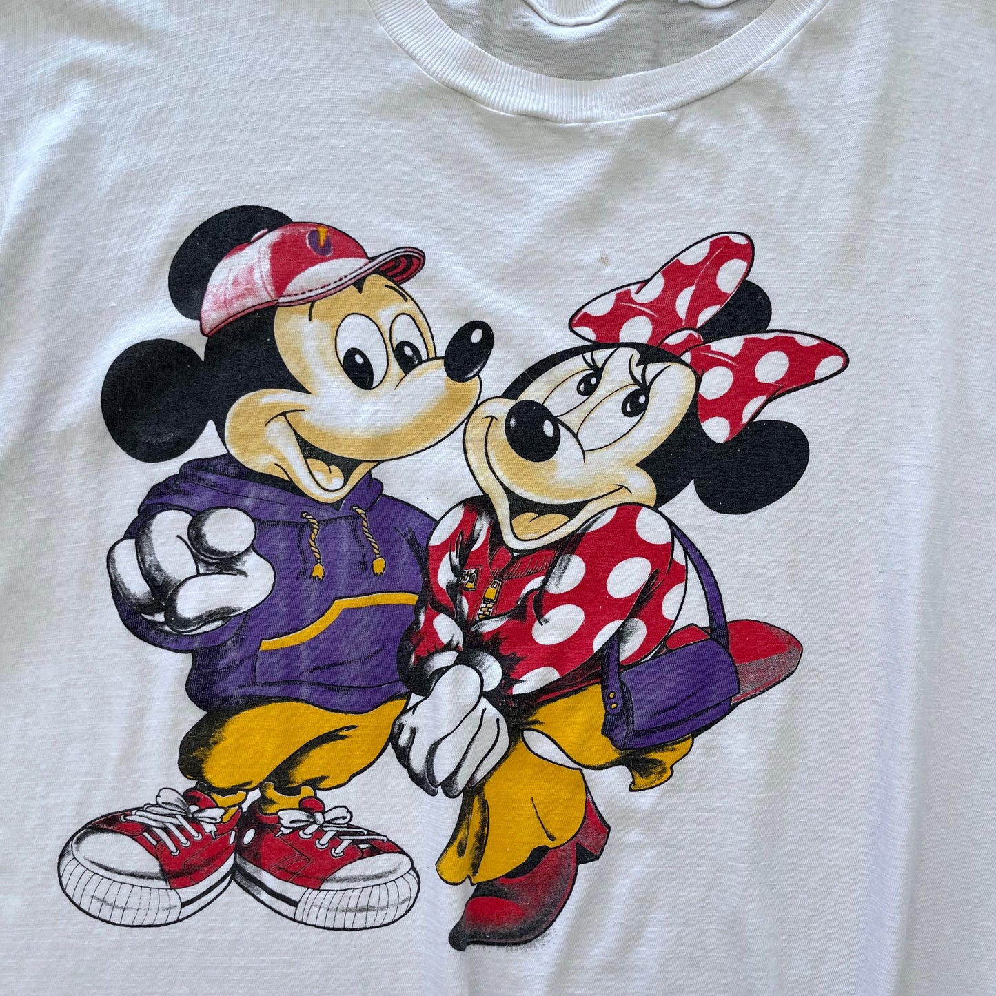 1990s Mickey and Minnie Graphic Tee
