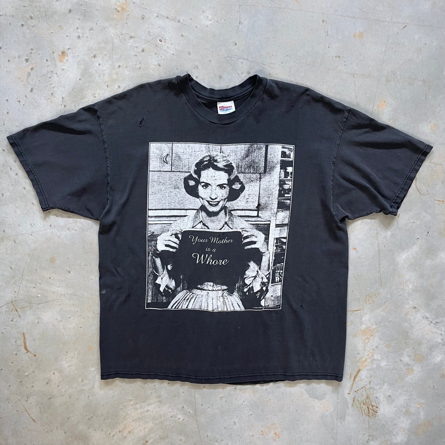 1990s crude comment tee