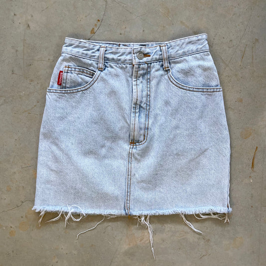 1980s Bongo cutoff denim skirt