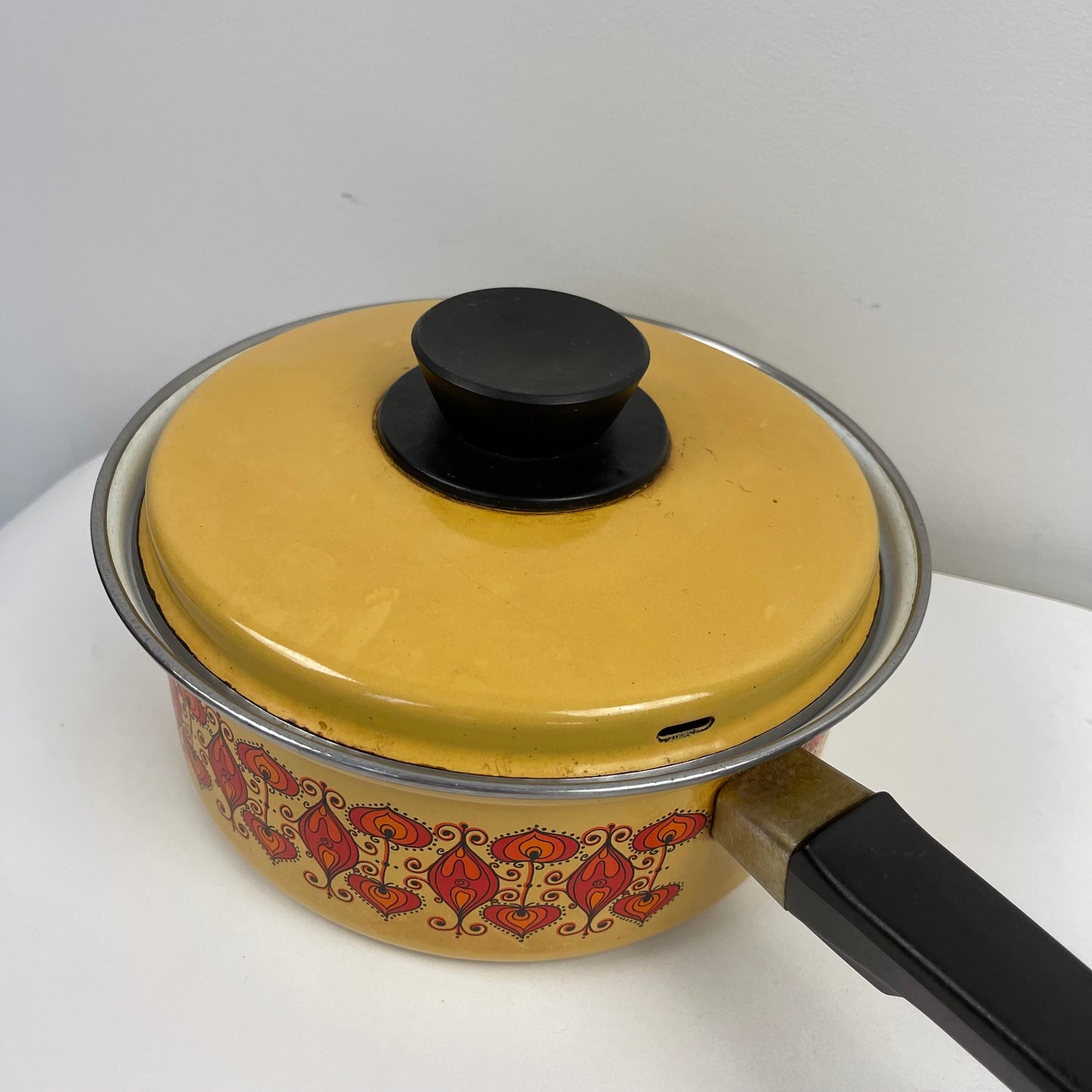 1960s Enamel Saucepan