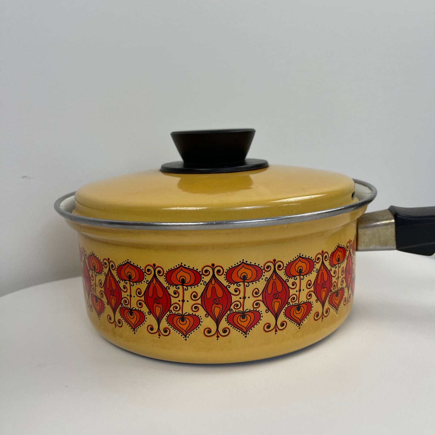 1960s Enamel Saucepan