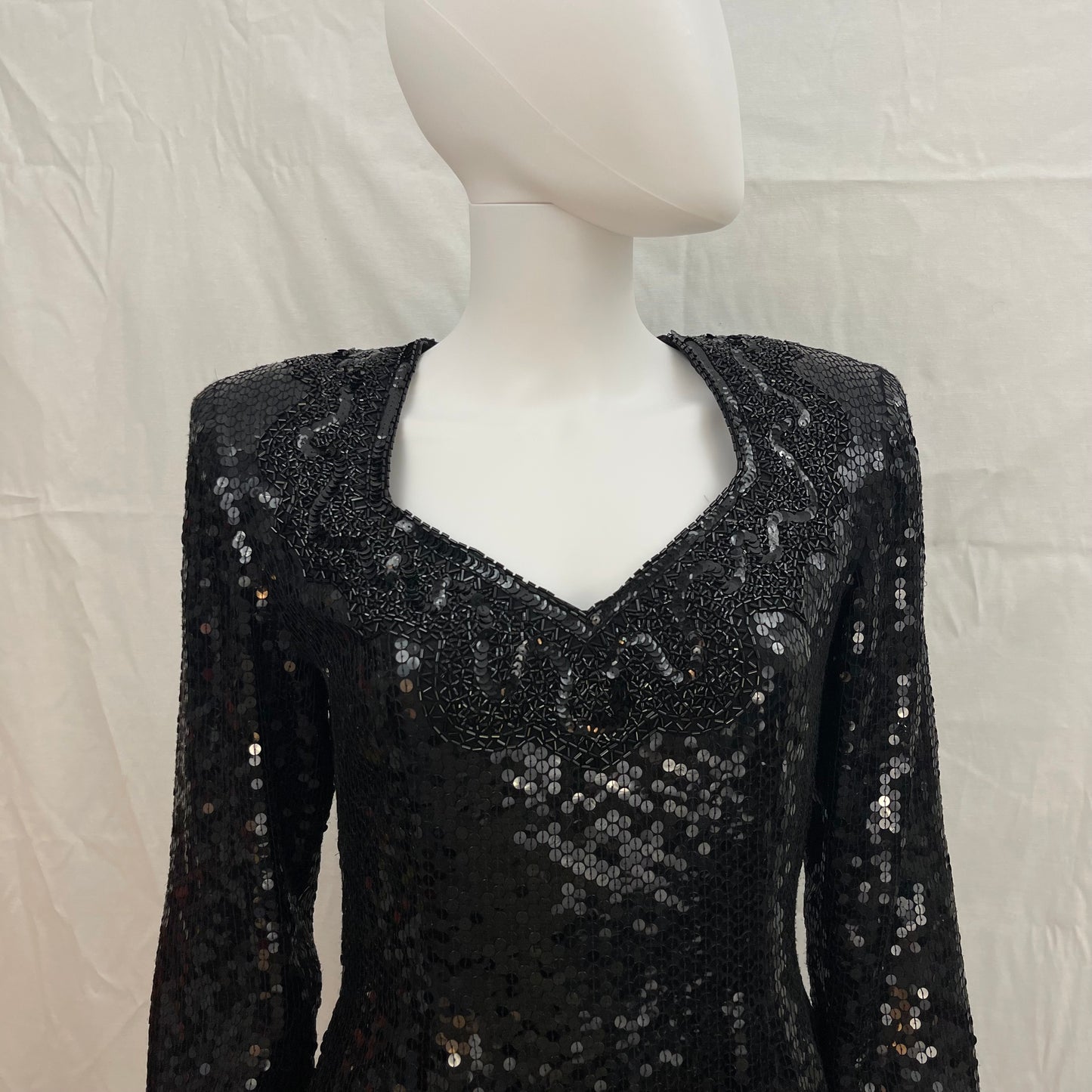 1980s Sequin/Beaded Dress