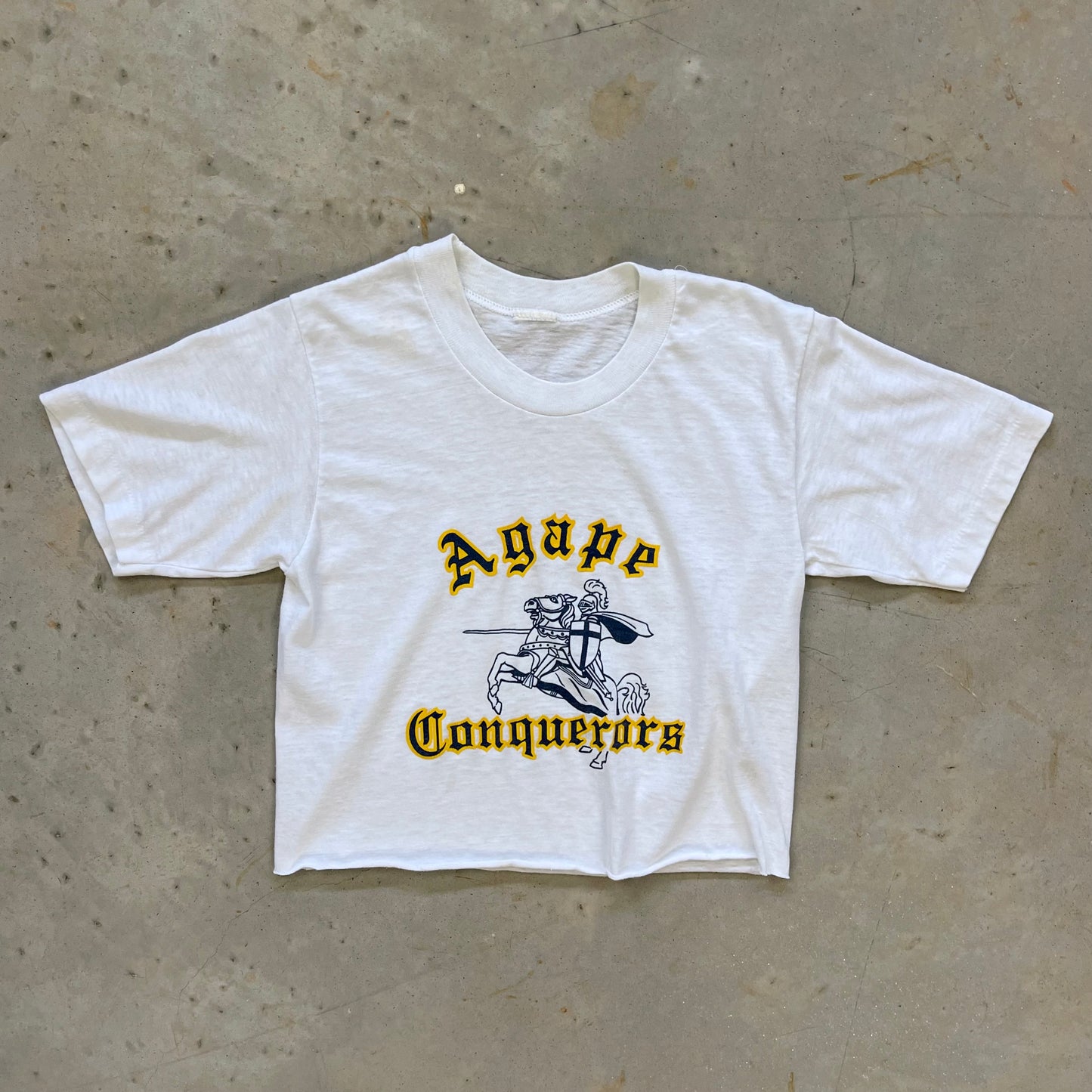 1990s Agape Conquerors School Team "Baby" Tee