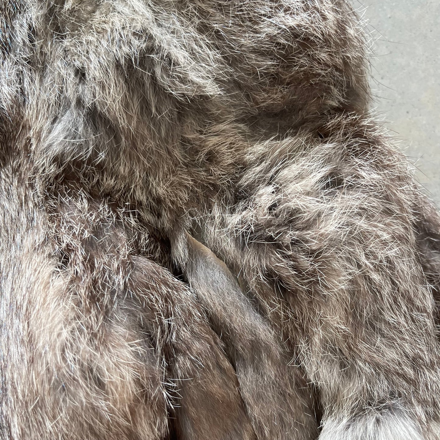 1980s Rabbit Fur Bomber Jacket