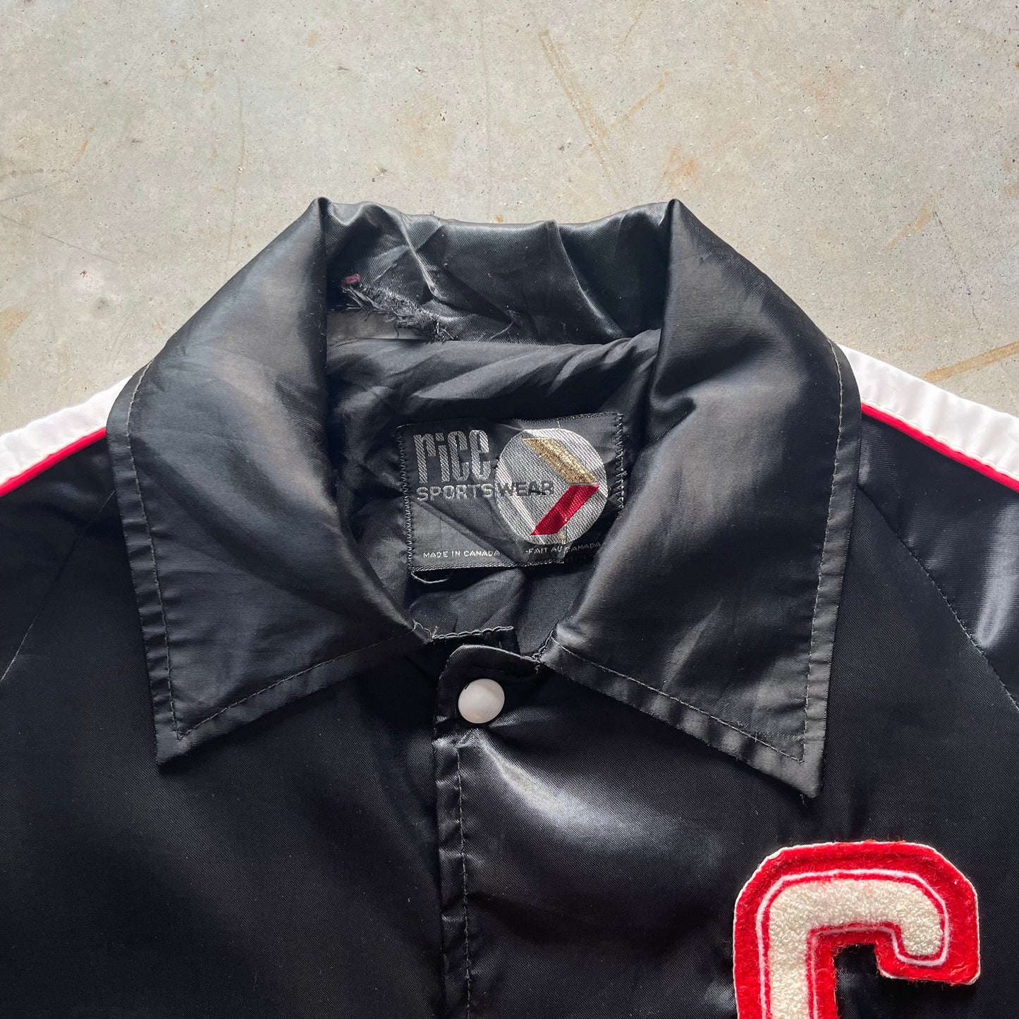 1970s Satin Varsity Jacket