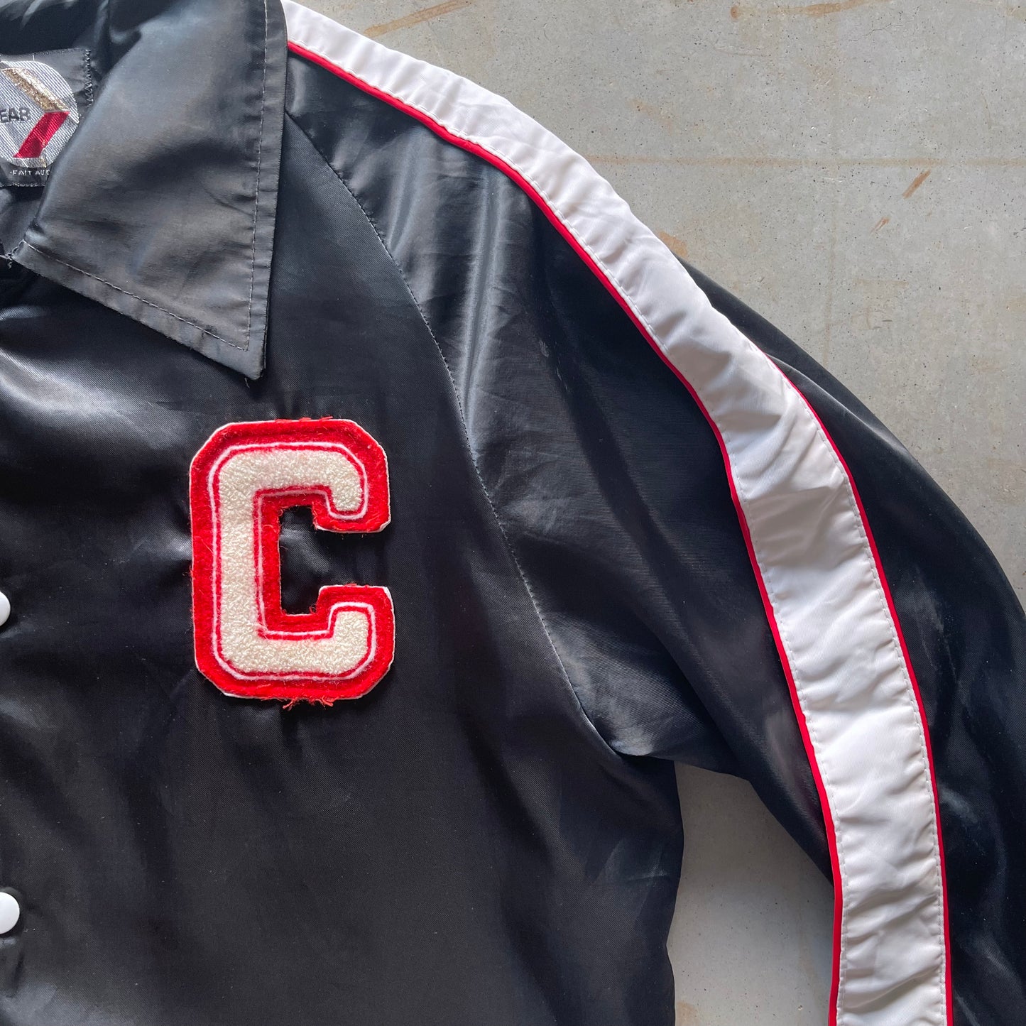 1970s Satin Varsity Jacket