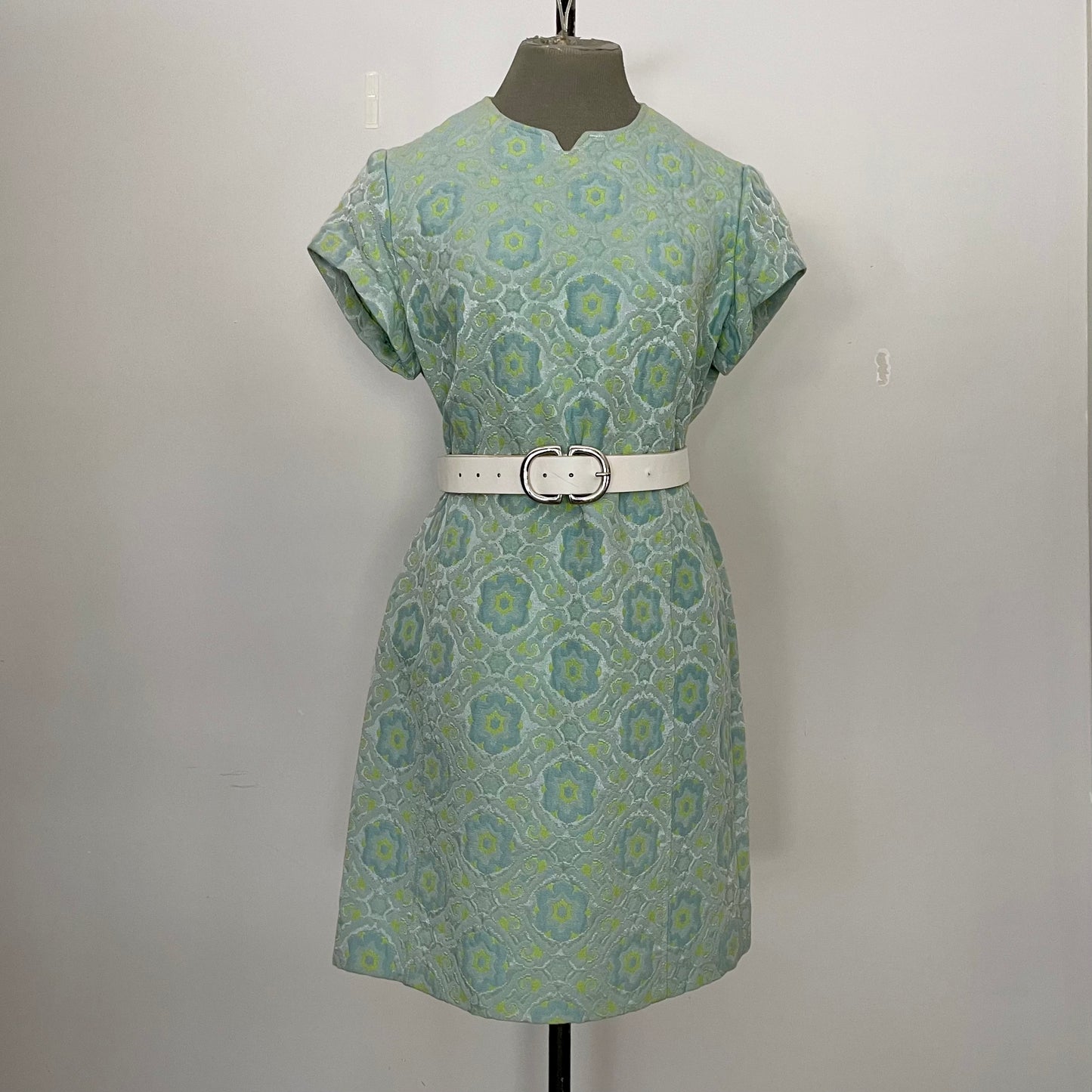 1960s Roberta Lee Brocade Dress