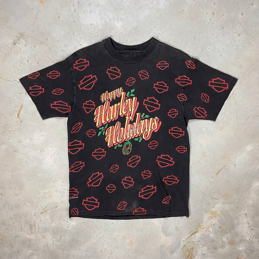 1990s Harley Davidson Holiday Tee