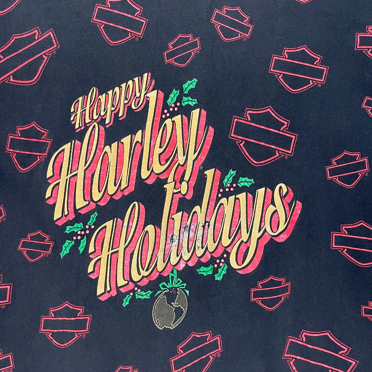 1990s Harley Davidson Holiday Tee
