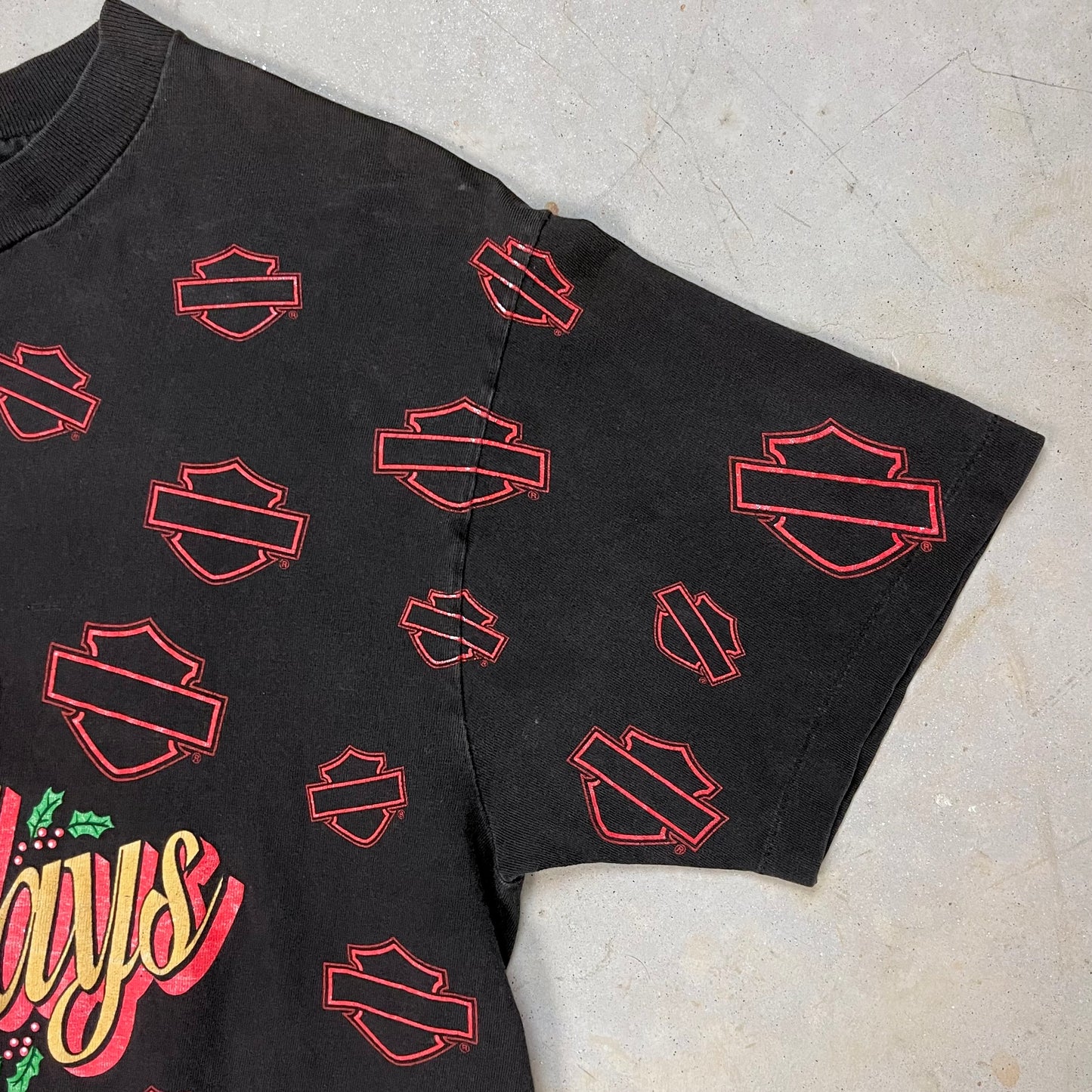1990s Harley Davidson Holiday Tee