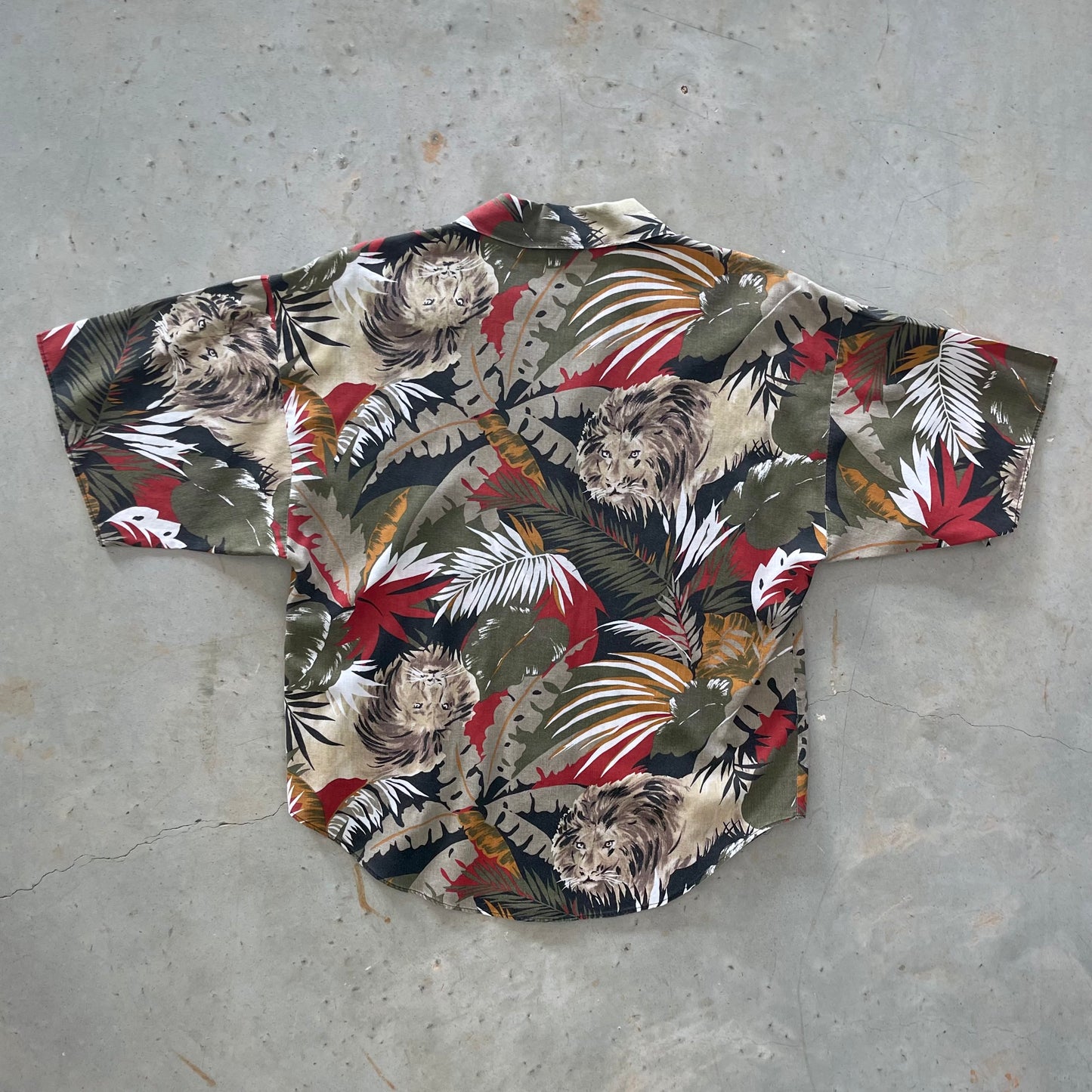 Caribou Safari Print Button Down Shirt