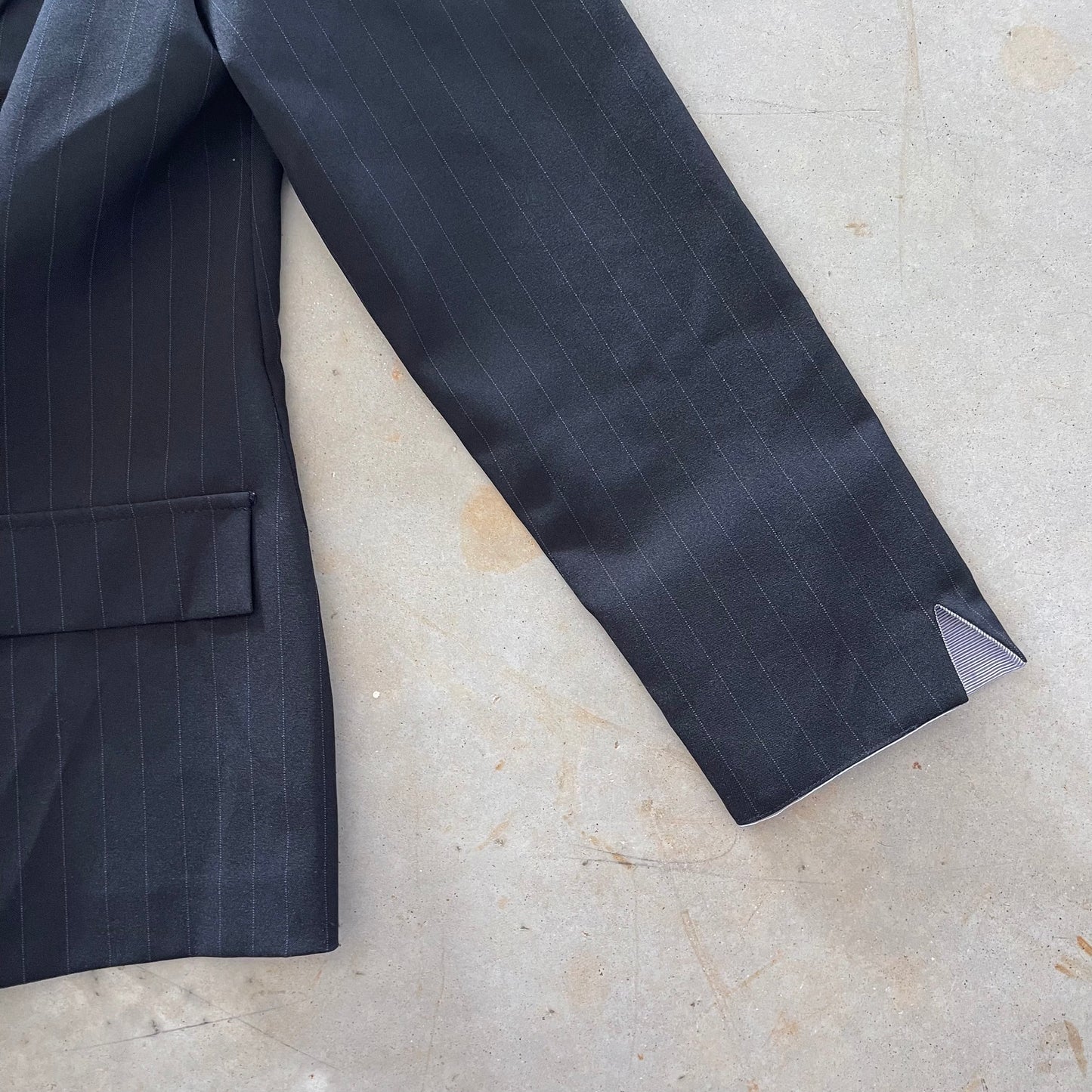 1980s Layered Pin Striped Blazer