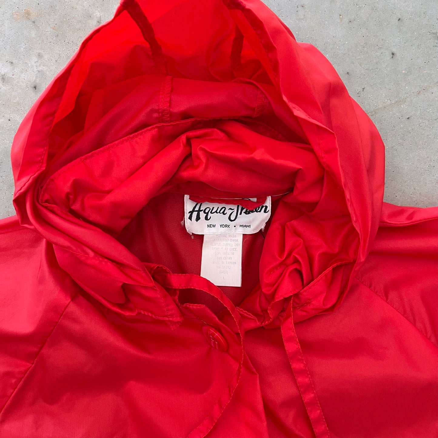 1980s Aqua-Sheen Windbreaker/Rain Trench Coat