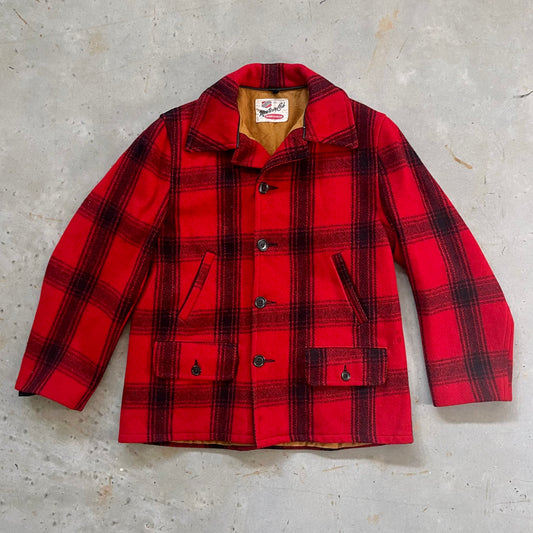 Monterey Club Plaid Wool Mackinaw Jacket
