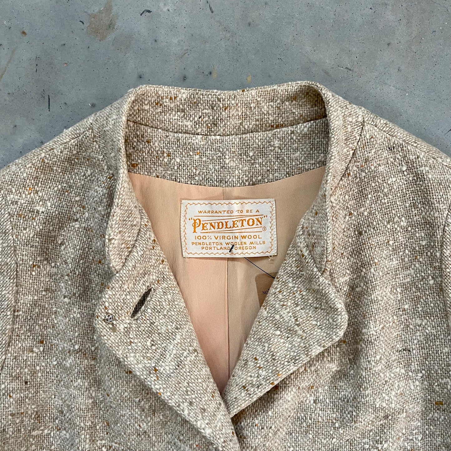 Vintage Pendleton Tweed Coat