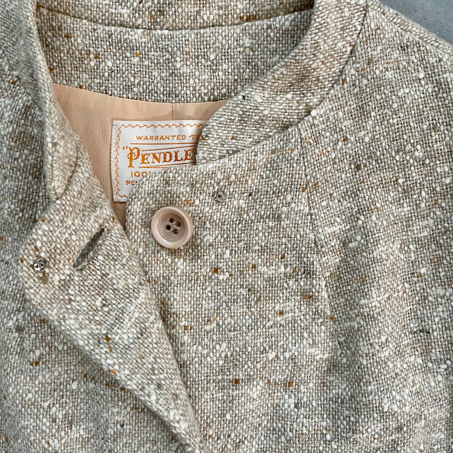 Vintage Pendleton Tweed Coat
